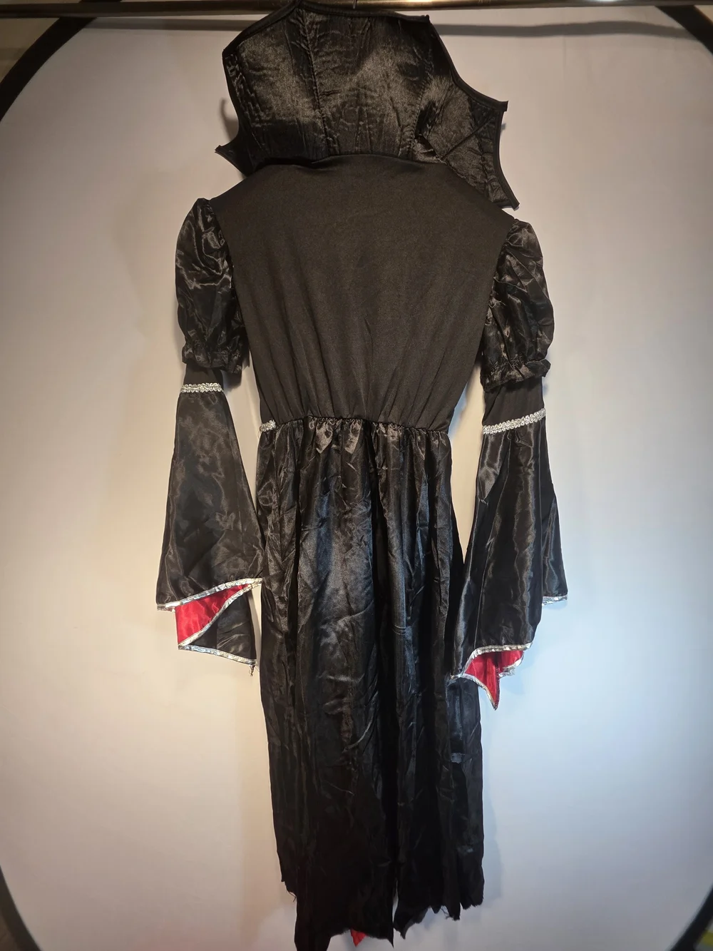 NEW Victorian Vampire Halloween Costume Dress & Choker GIRLS Sz Large Cosplay